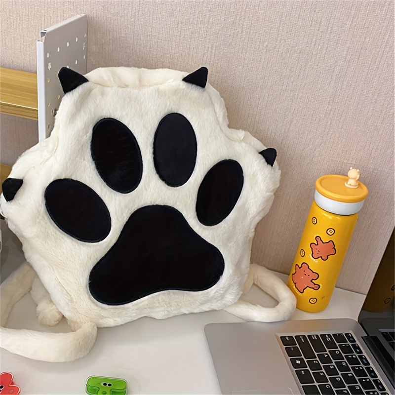 

Cute Cat Claw Backpack Plush Backpack 1pc