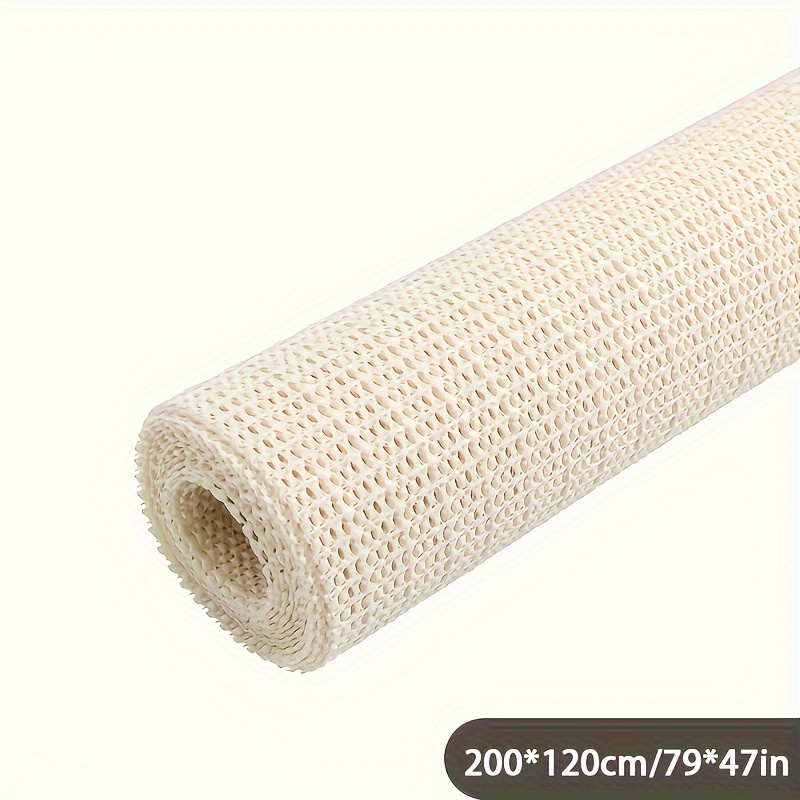 1pc, Beige Slip Resistant Carpet Mat, Thick, Slip Resistant Grip Area Carpet Sticker, Cut-out Slip Resistant Hard Floor Carpet Mat, Cut-out Floor Kitchen Bathroom Living Room Dining Room Office