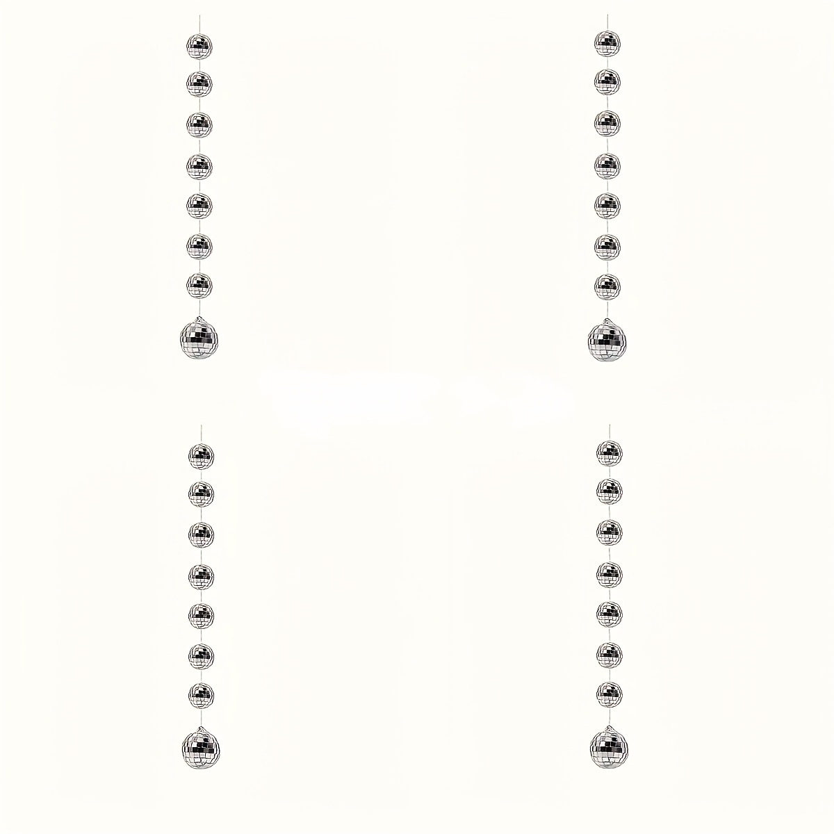 Disco Ball Hanging Decor - Reflective Silver Party Decorations For Weddings, Birthdays, Dance Parties, , Versatile Use For Rooms, Bars, And Party Supplies, Disco Party Decorations, Best For Christmas