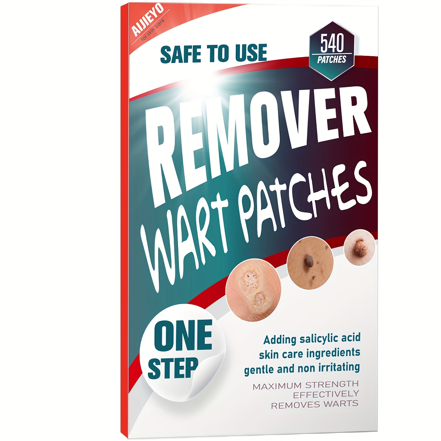 180/540 Count, Easy To Use Wart Patches For Covering Moles, Warts, And ...