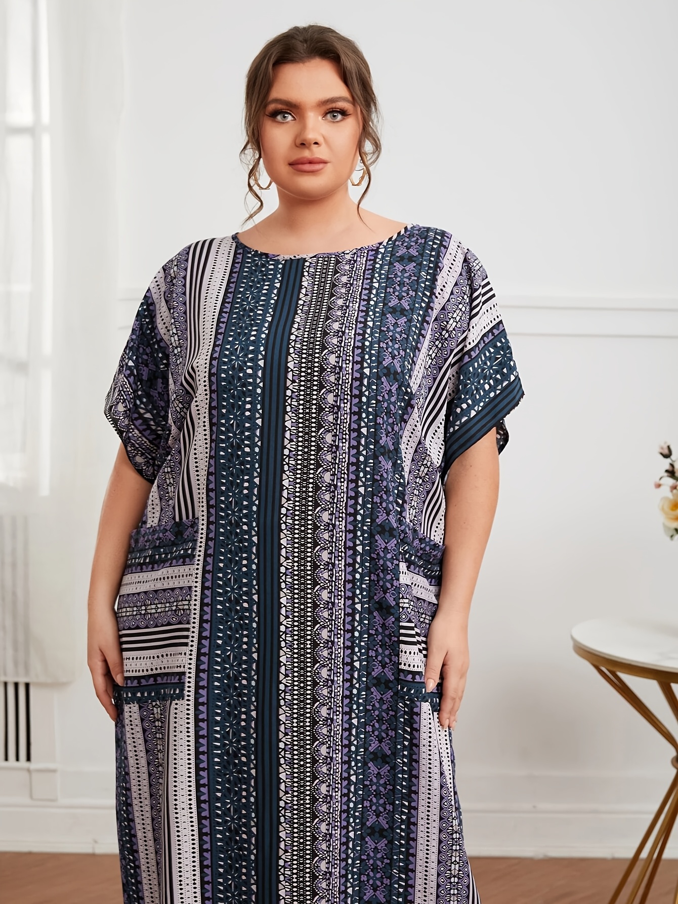 sachin and babi light blue dress Tunic Plus-Size Tops for Women