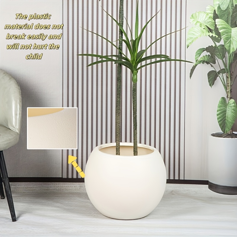 

1pc Of Large Rock-shaped Plastic For Floor Decoration, Featuring A In A Black And .