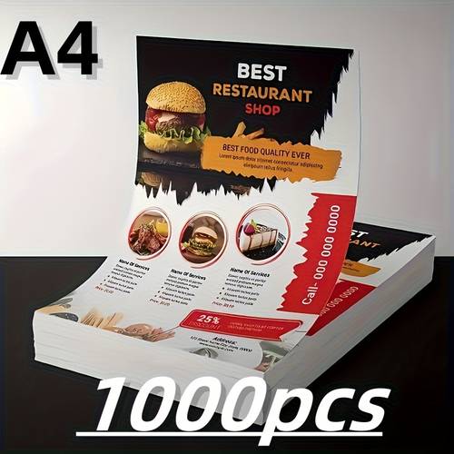 a6 size customizable double sided printed personalized images starry sky posters for restaurants and shops high quality paper bulk brochures booklets menu price list event materials durable and vibrant design