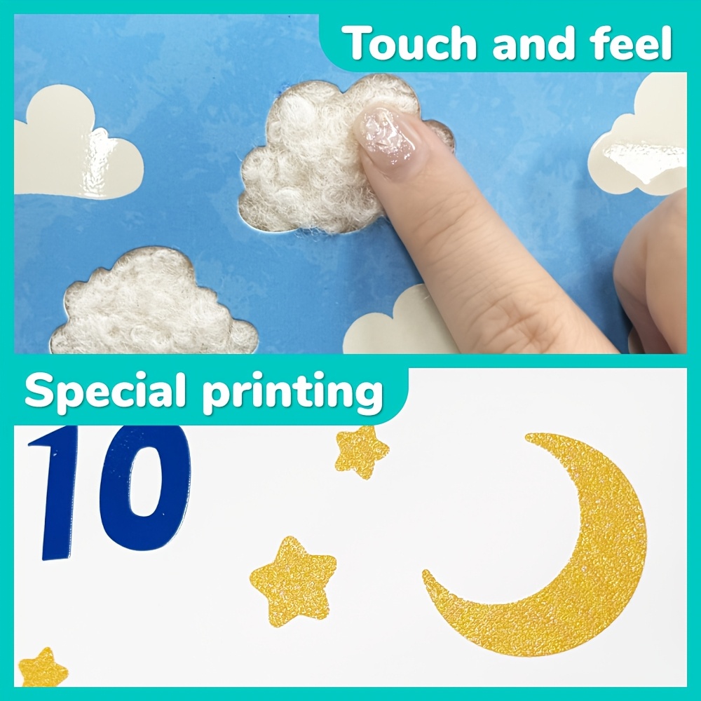 Number 123 Children's Touch Book for Counting Skills