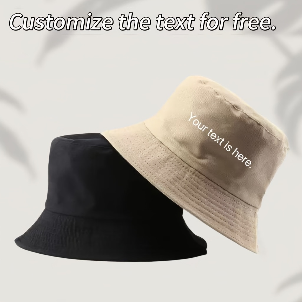Custom Logo Double-Sided Fisherman Hat, Lightweight Polyester