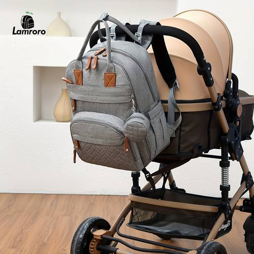 diaper bag backpack for case insulated pockets and stroller straps large unisex bags for multifunction travel back pack stylish practical for mom dad ideal shower gifts