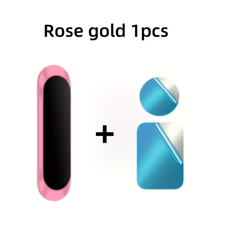 TEMU [high - Quality] Magnetic Car Phone Additions. Made Of Metal, Easy And Sophisticated. Double - Flat Shape, Strong Adsorption, Phone Use While