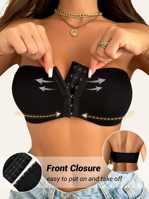 single pack womens elegant wrap top wire free with removable pads front closure for suitable for and