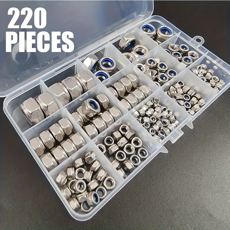 Kit Di 4 Bulloni A Occhiello M4x30 Mm In Acciaio Inox 304 – Con Dadi A Flangia, Rondelle Piane E Molle – Per Appendere E Trazionare