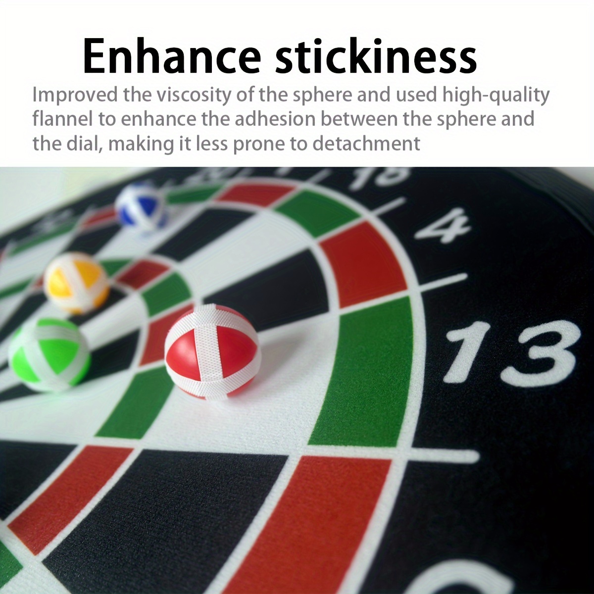 12 Sticky Balls/6 Sticky Balls, Dart Board Set Indoor Outdoor Toy Balance Training Parent-Child Interactive Birthday Party Game Supplies