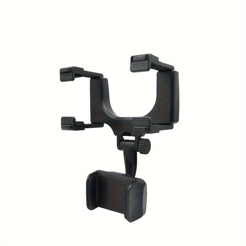 1pcs abs waterproof 360 rotating car phone holder rear view mirror mount for eye level safe viewing details 5