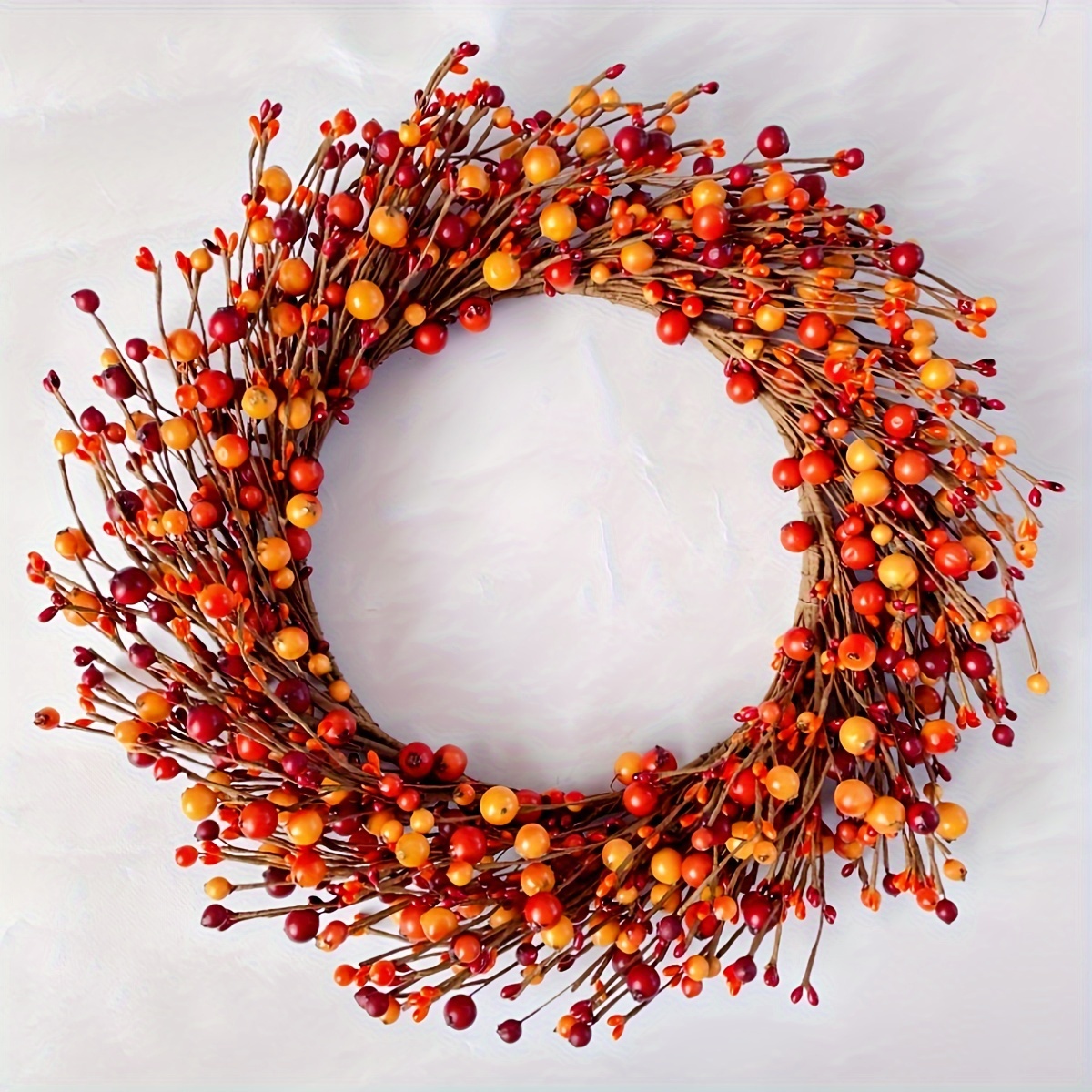 

20" Wreath - - Decor For , Fall Decoration, No Needed, For , , And Hanging