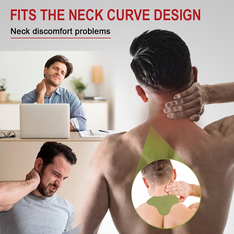 12pcs 1bag neck plaster self heating wormwood cervical patch relax muscles joint stickers details 1