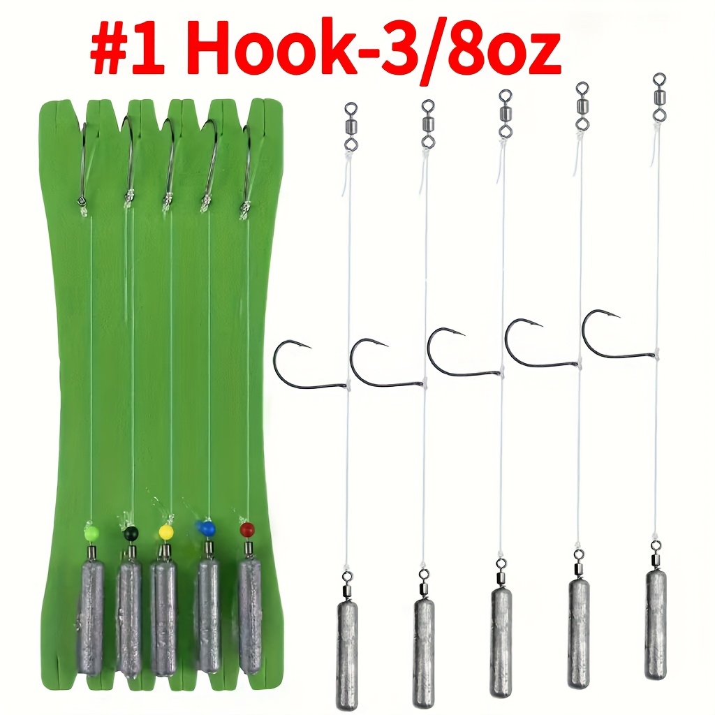 10pcs Drop Shot Fishing Rig Set – Premium Swivels & Hooks, Lures For Freshwater Fishing, Multiple Sizes For Versatile Angling – Includes 10 Drill Bits