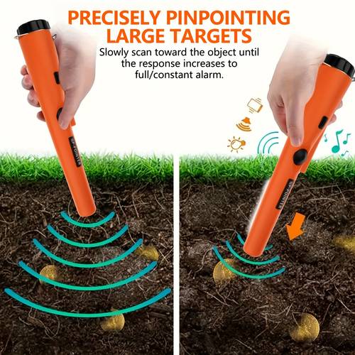 portable metal detector with high