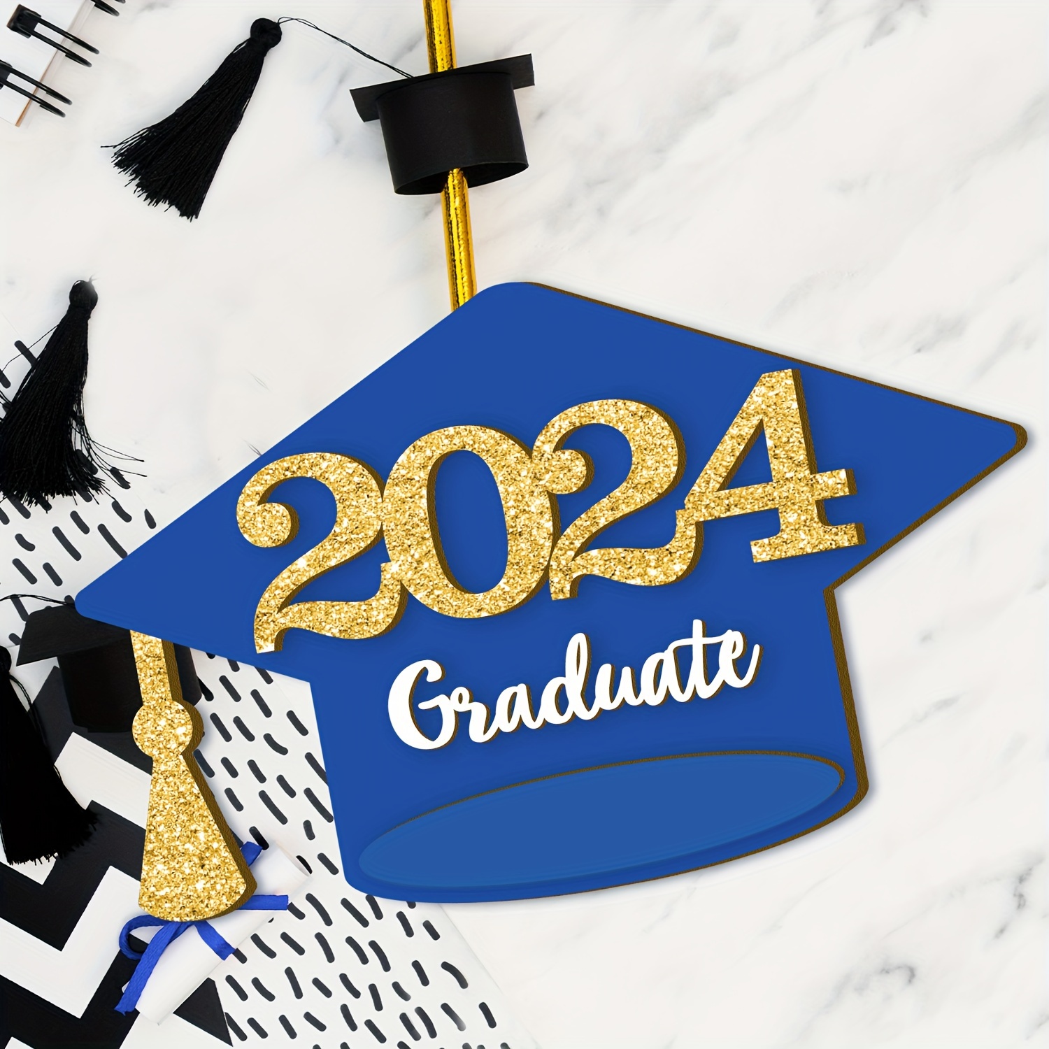 Graduation Decorations Class 2024 Graduate 2024 Wooden Sign Temu