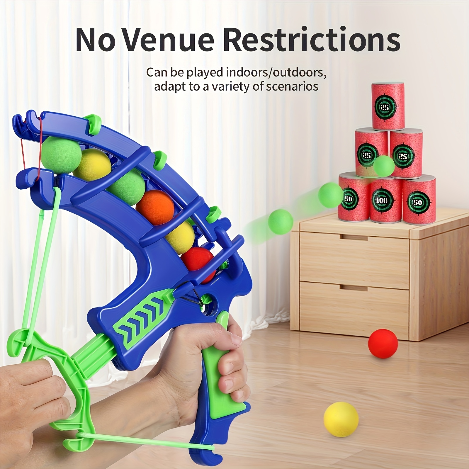 12pcs party games and activities plastic bouncing ball bucket board indoor outdoor party supplies drinking game competition tabletop game no batteries required random colors for halloween christmas event party supplies Product details 5