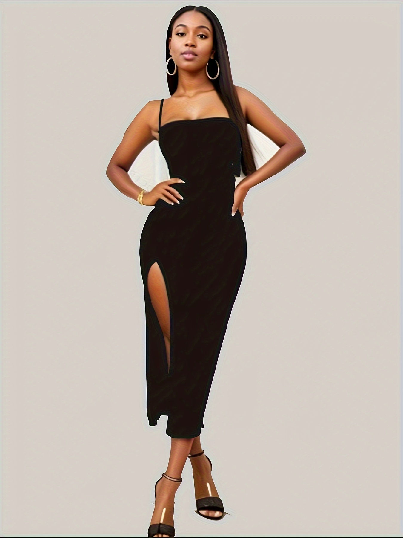 backless criss cross split midi dress Backless Cut Out Criss Cross Ruched Glitter Halter Bodycon Dress In Pi