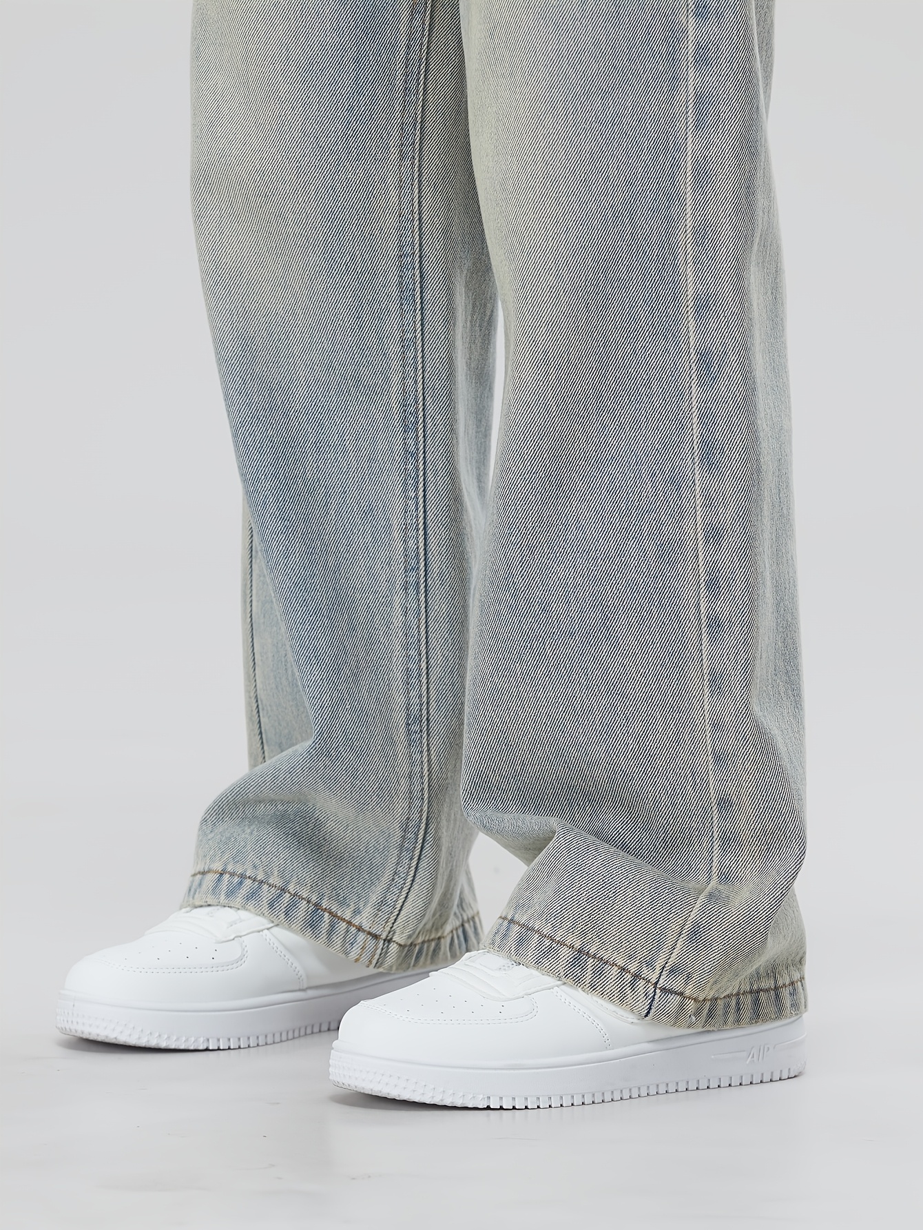 nike air force 1 baggy jeans