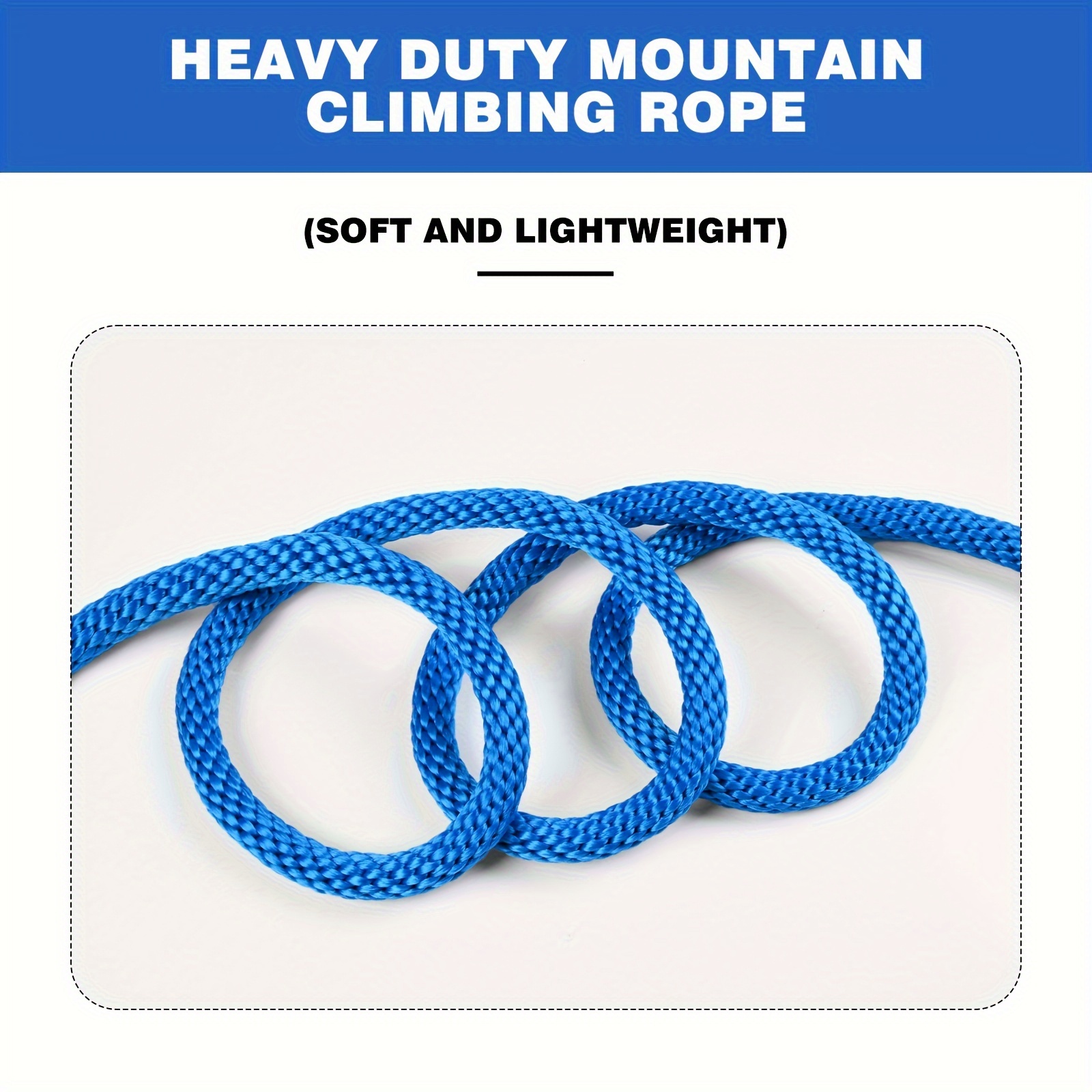 Durable Nylon Dog Leash, Strong Braided Rope for Walking Dogs