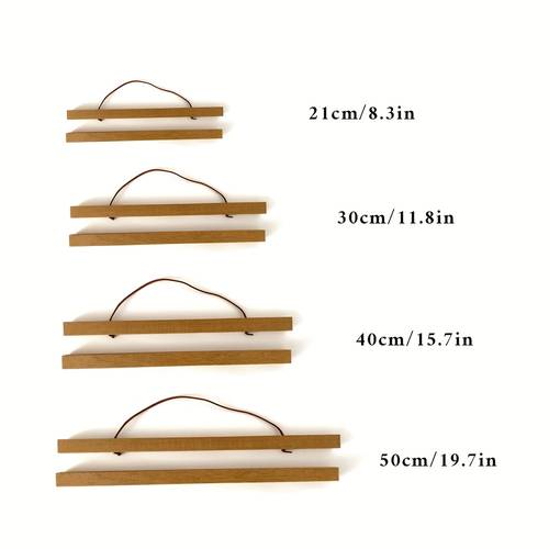 frame hanger poster frame recycled wood wall art display for photos canvas prints artwork easy magnetic hanging with hardware 30x40 40x50 40x60 50x70 60x90 decor sturdy construction interior designers