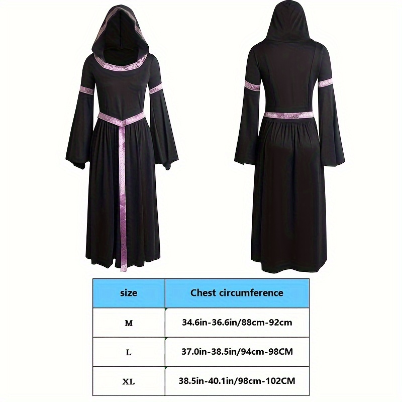 red and black one shoulder dress Magical Spellcaster: Complete Witch Costume Set with Black Hooded Cape,  Witch Hat, and Magic Wand