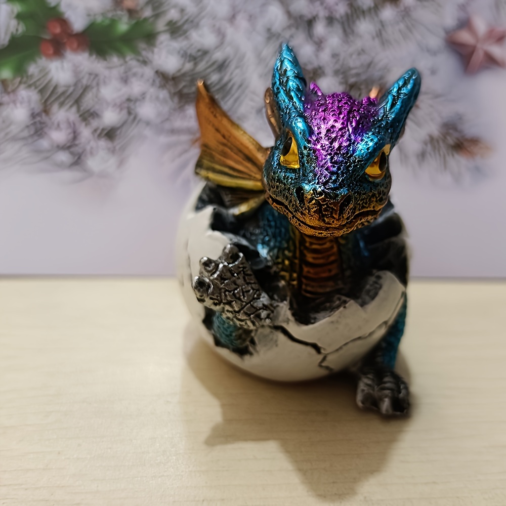 Image of Dragon Resin Figurine - Suitable For Indoor And Outdoor Decoration, Ideal For Display And Presents, Requires No Electricity