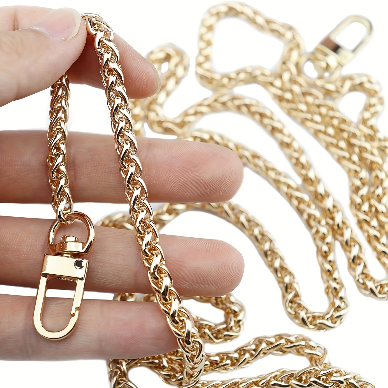 

Diy Metal Lantern Chain Strap With , 5mm Wide - For Shoulder & Crossbody Bags