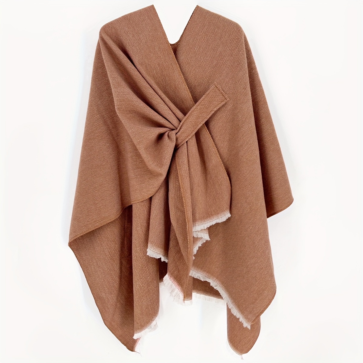 Châle Femme Hiver Women's Elegant Shawl Wraps Soft Open Front