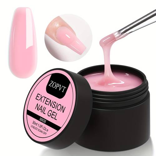 30ml nagelverlängerungsgel - 12 farben, für diy & salongebrauch, professionelle formbare für nägel, nagellampenhärtbar (langlebiges gel)