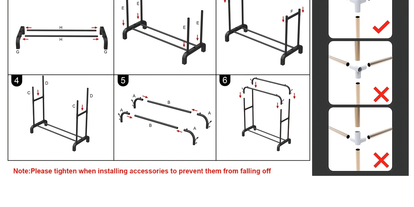 popular   stainless steel multi functional wardrobe clothes rack space saving design easy assembly with shelves and hooks portable clothing rack for balcony dorm bedroom Product details 27