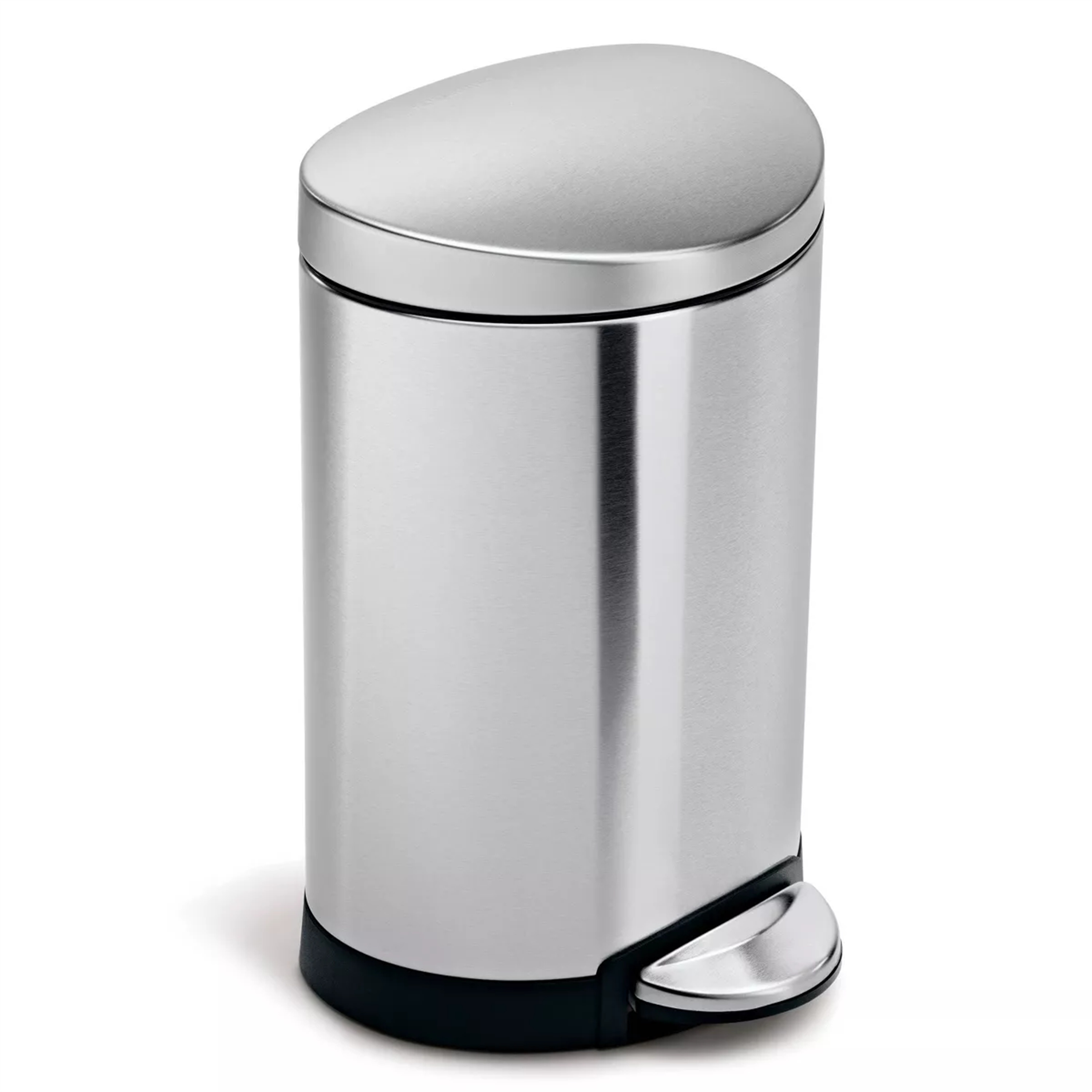 

6l Stainless Steel Semi-round Step Trash Can