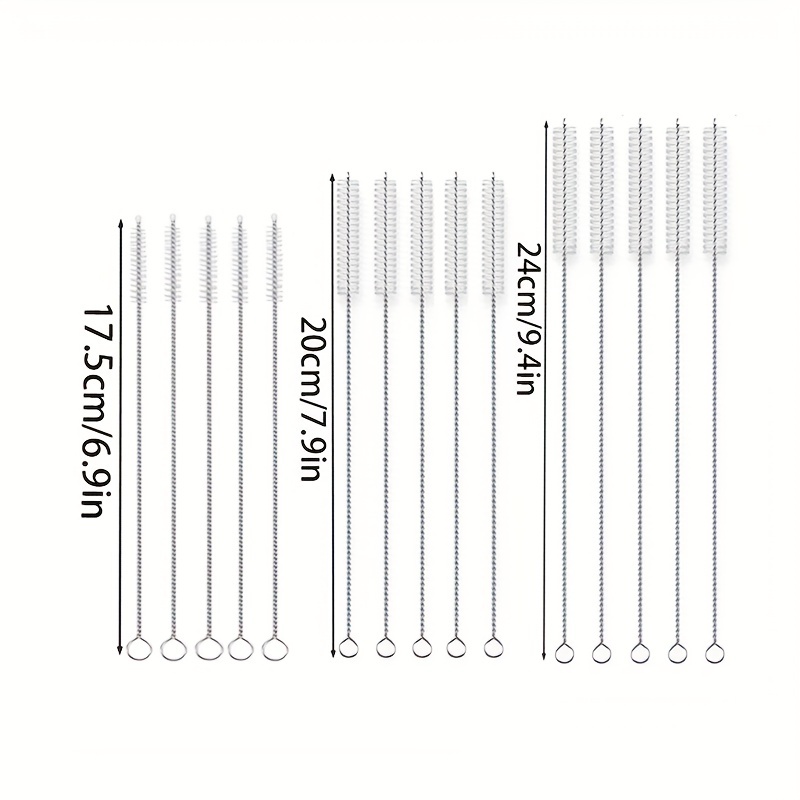 5/10/20/50pcs, Extra Long Pipe Cleaning Brush, Stainless Steel Bottle Brush, Keyboard, Small Pipe, Cleaning Tool, Mini Micro Bottle, Gap Brush, Soft Hair Straw Brush, Soft Long Brush, Water Bottle Cleaning Brush, Drinking Water Straw, Essential Cleaning Accessories