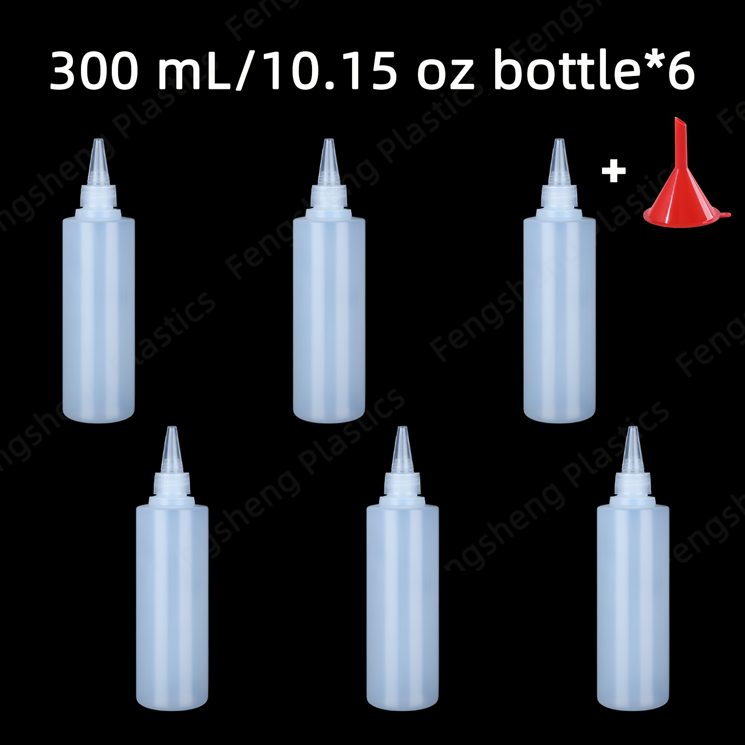 TEMU This Collection Includes 6 Translucent White Sub-bottles With Of 3.38oz, 6.76oz, 8.46oz, 10.15oz, And 16.91oz. Are Travel-sealed And Ideal For