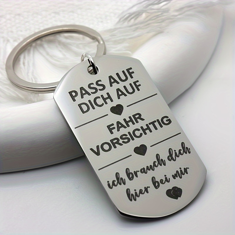 1pc Drive German Keychain For Man, Bag Pendant For Him, Suitable For Women