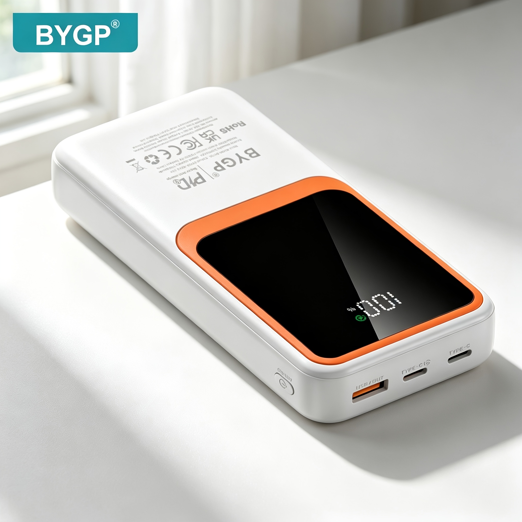 Image of 20000mah Power Bank 22.5w Fast Charging Portable , Usb Type-c , Led Display, Outdoor Camping Emergency Power, Local Stock