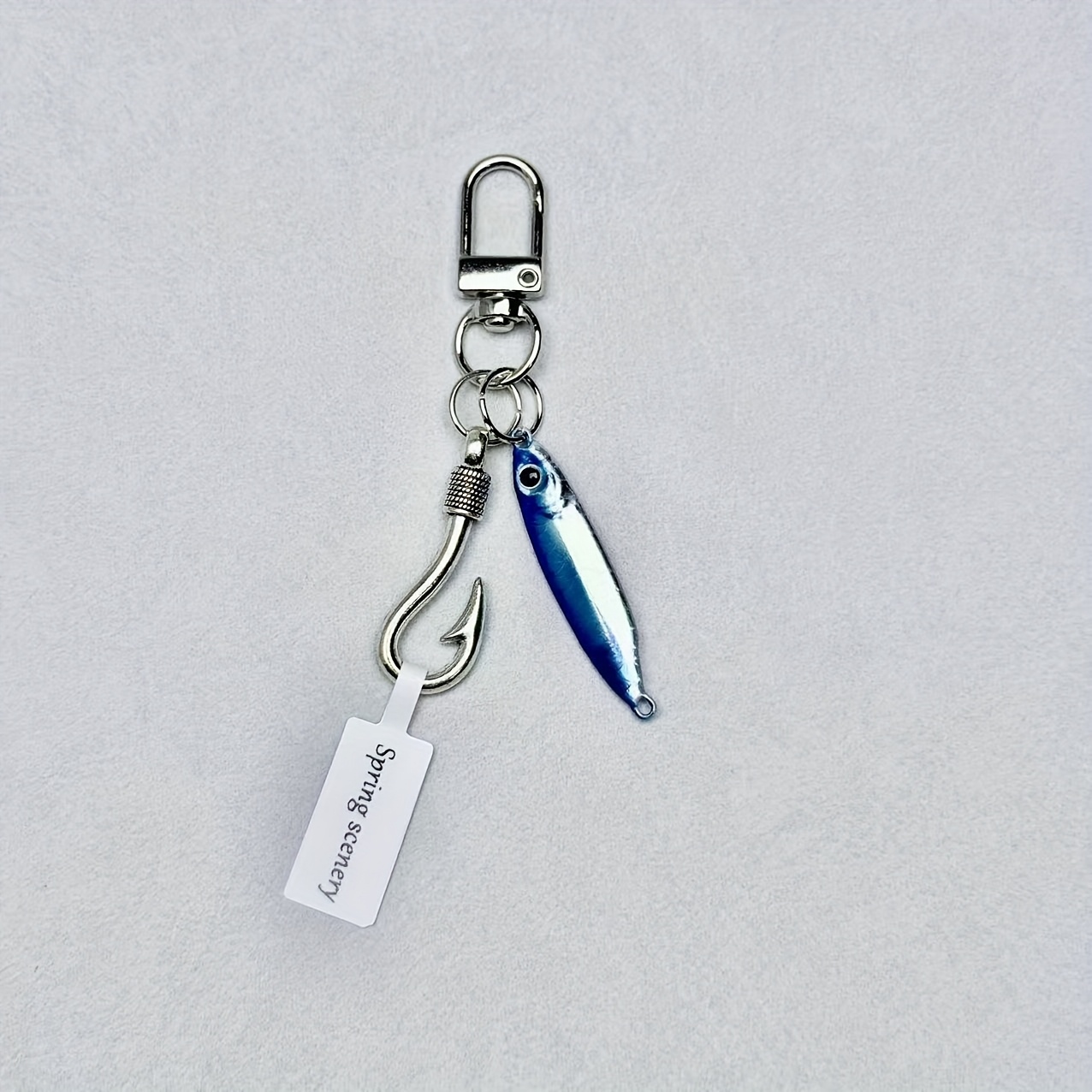 TEMU Exquisite Lure-themed Keychain, A Lure Fishing Key Pendant For And Lure Fishing Enthusiasts, Small Gift For Christmas And New Year, Car Key And