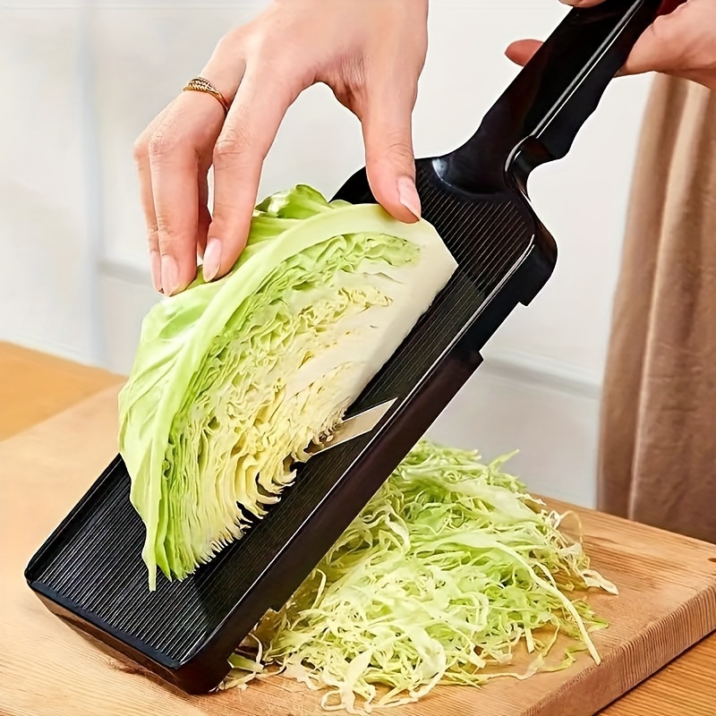 TEMU 1pc Vegetable Chopper, Cabbage Grater, Cabbage Scraper, Multi- Vegetable Shredding And Slicing Knife, Cabbage Shredding Tool Vegetable