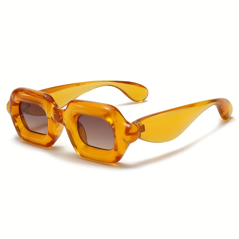 occhiali da sole retro da montatura verde con dorati, lenti