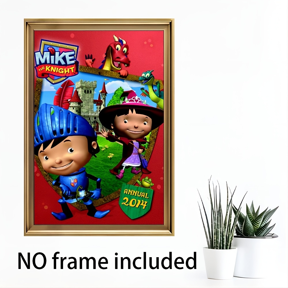 Mike The Knight Frameless Canvas Print