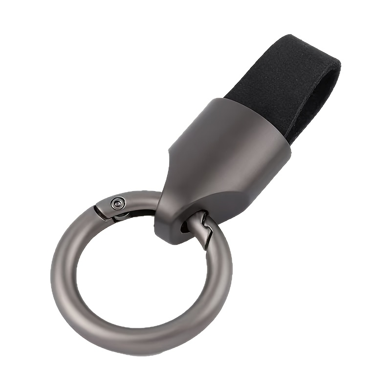 1pc New Short Car Keychain With Ring, High-end, Sturdy, Durable Alloy Waist Hanging Horseshoe , Valentine's Day, Birthday, Christmas, Halloween Gift