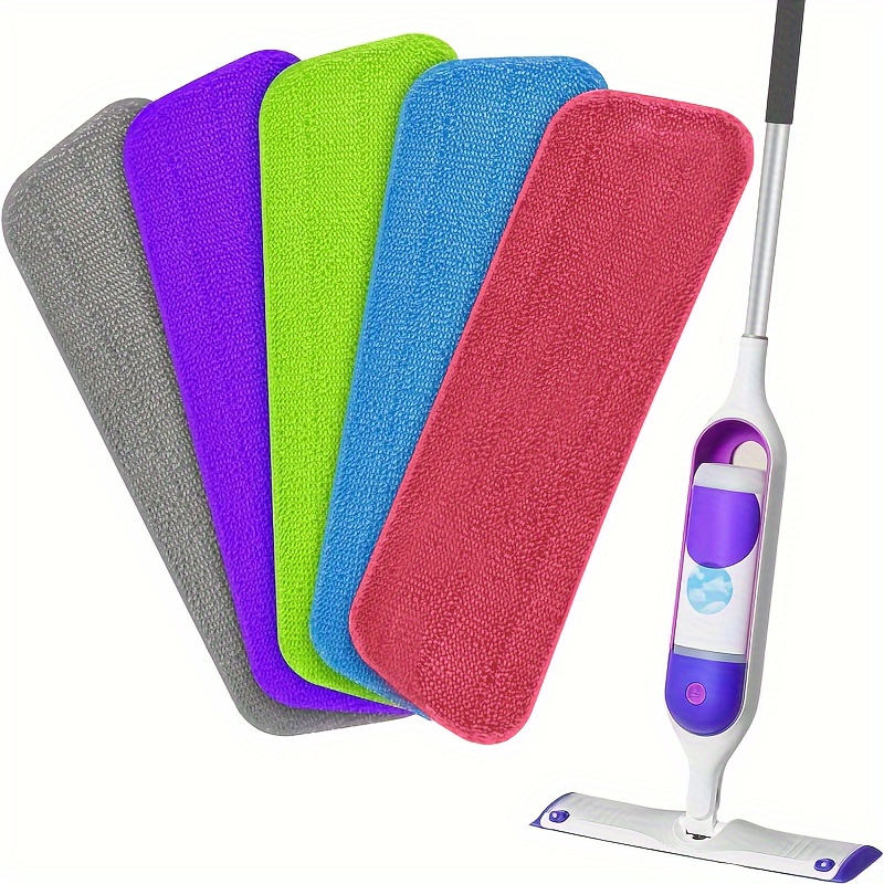 

3pcs, Reusable Spray Mop Replacement Pad, Flat Spray Mop Cloth, Washable And Replacement Mop Cloth, Dust Removal Mop Head, Wet And Dry Use, Easy To Clean, Cleaning Supplies, Christmas Supplies