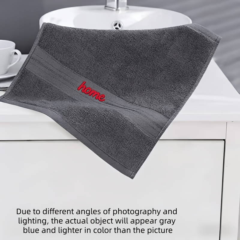 TEMU Custom Personalized Name Embroidered Towel - Sports Sweat-absorbing Small Washcloth, Quick-drying And , For Gym And Running Sweat Wiping, Face