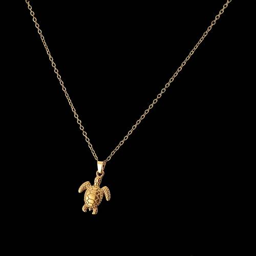 exquisite turtle pendant necklace casual and vacation styles ideal gift for friends or brothers a must have for and daily wear