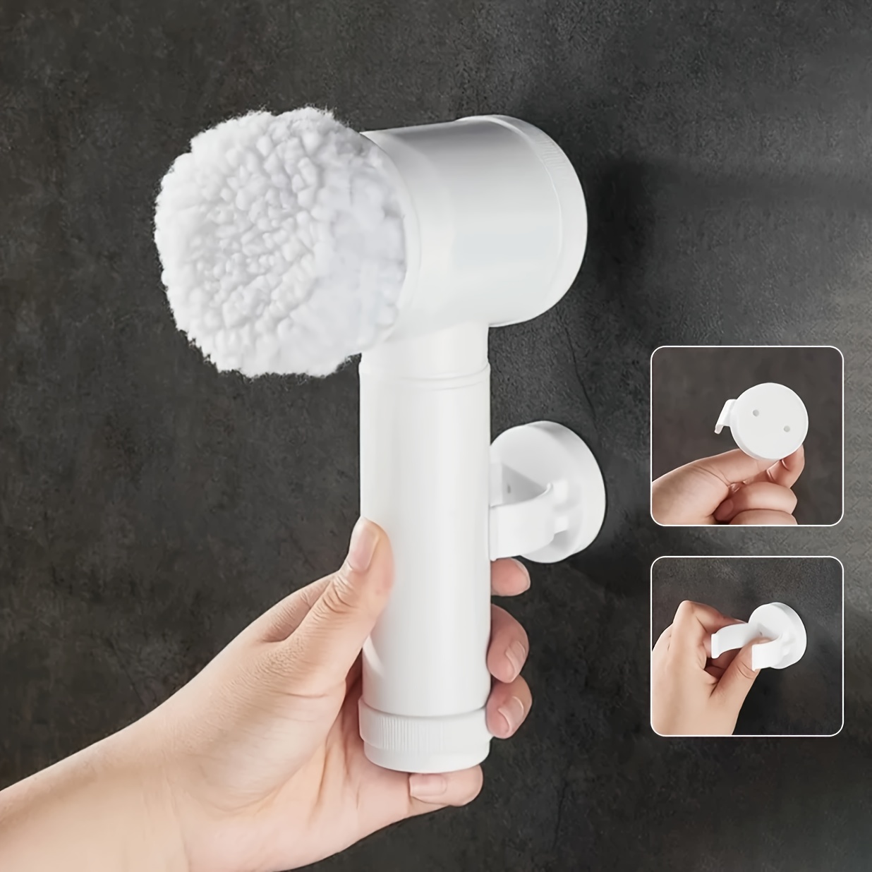 electric pot brush for household kitchen handheld fully automatic pot dish and plate scrubbing powerful in removing scale and grease non stick to oil multi functional cleaning brush Product details 4