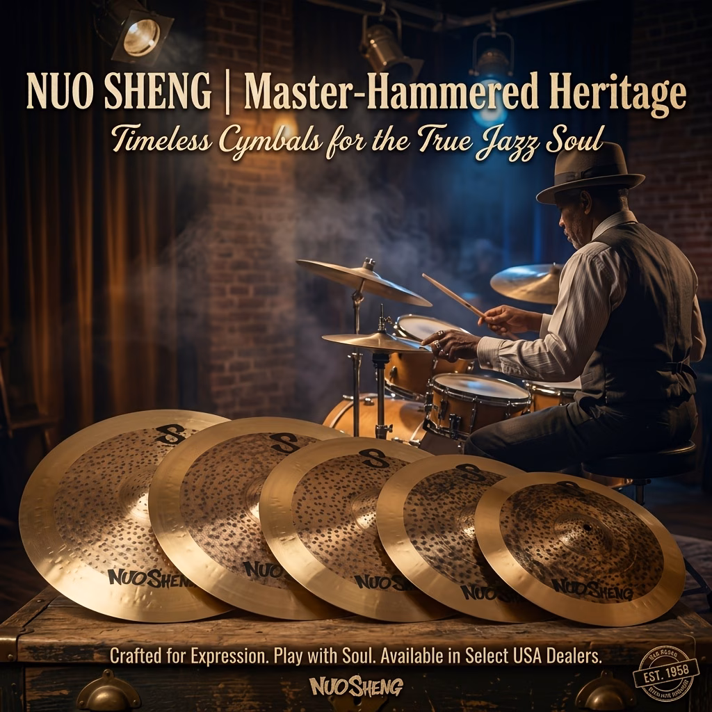 B20 Bronze Drum Cymbal, Handmade Retro Series, Thickened, Good...