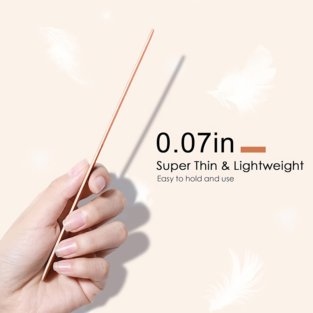 5pcs Wood Nail Files Bulk Emery Board Set