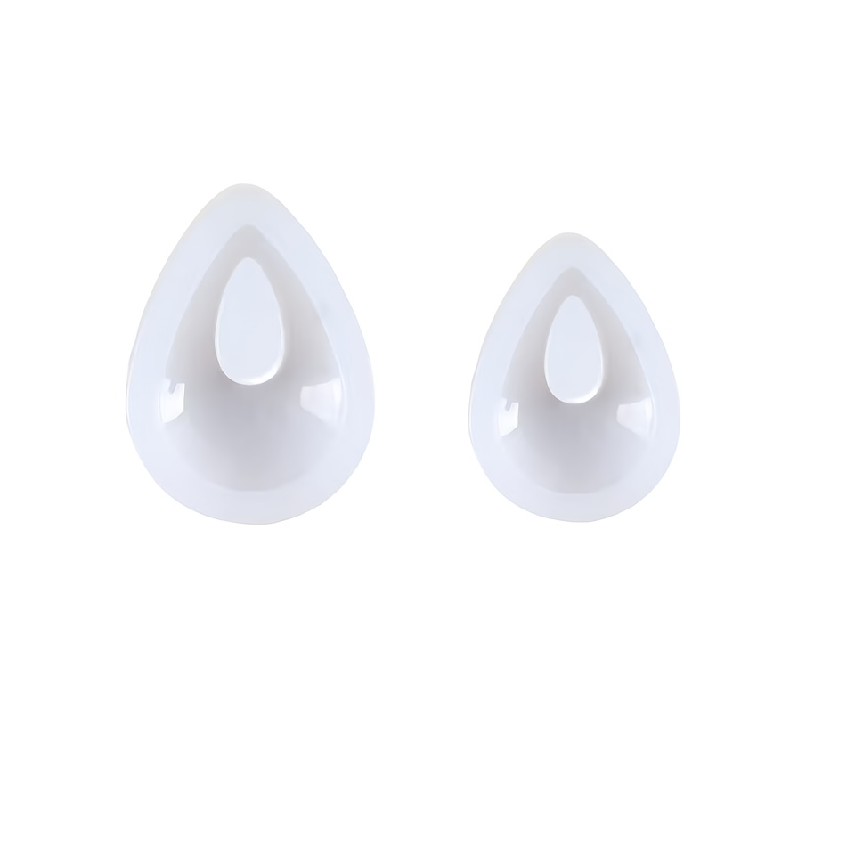 TEMU 2pcs Of Resin Silicone Molds For Gothic-style Hollow Teardrop Pendants - Durable Jewelry-making Molds Suitable For Resin Keychains, Necklaces,