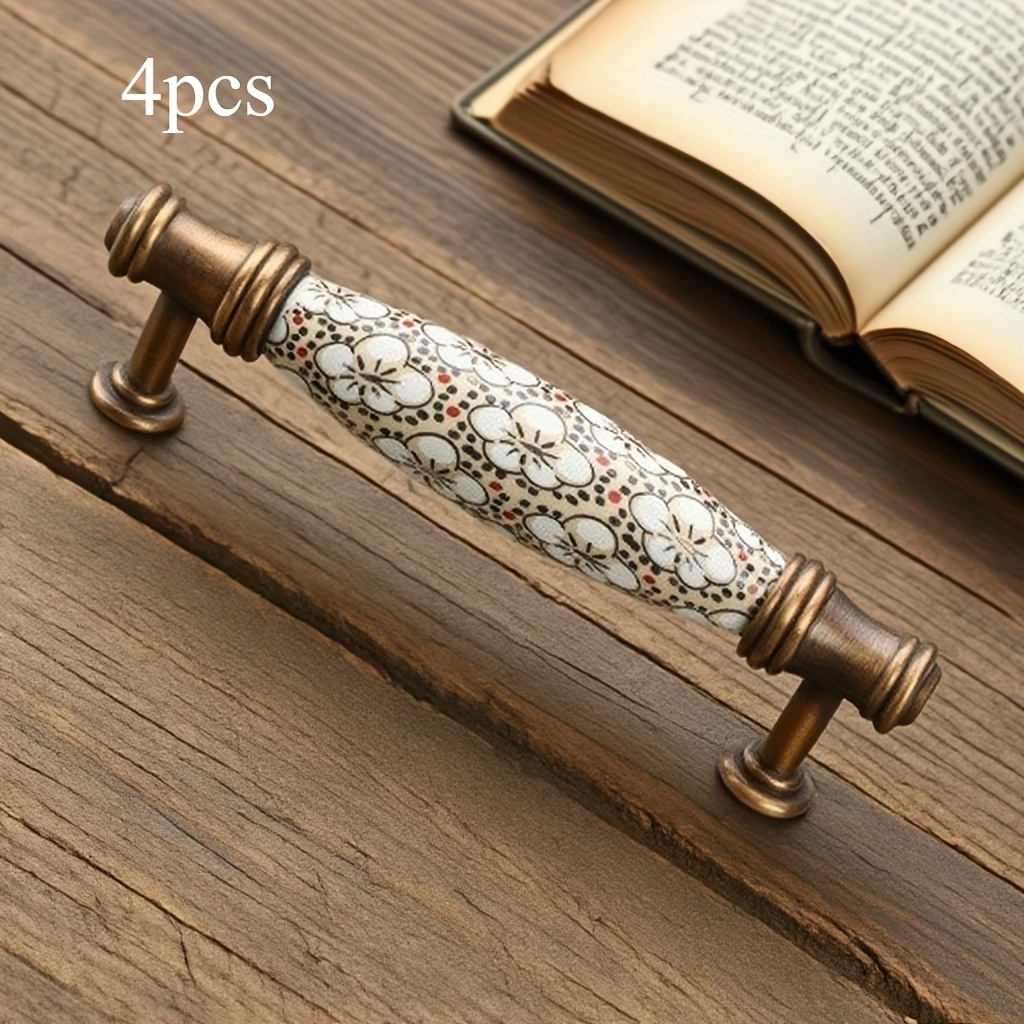 vintage dresser handles Pair Vintage Old Reclaimed Salvaged Colonial Brass Dresser Chest Drawer  Furniture Drop Pulls Handle main image 0