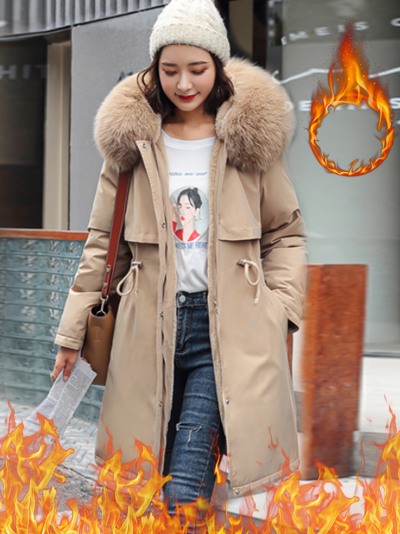 Parka Donna Giubbotto Invernale Elegante Donna Acquista Cappotto